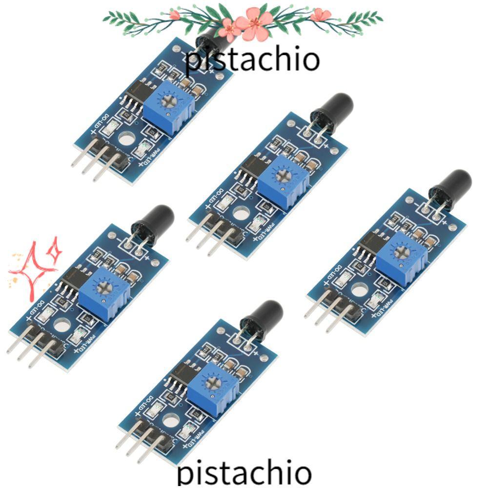 PISTACHIO 5 PCS Fire Sensor Module, 3 PIN Temperature Detecting Fire ...