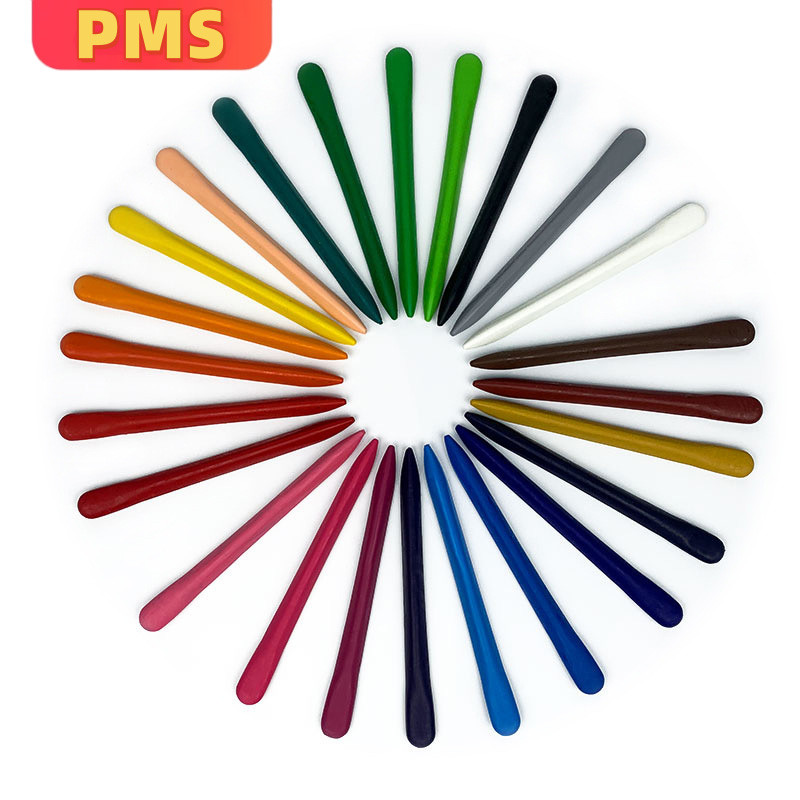 POPmaker shop ​Krayon Mewarnai Anti Air - Warna Cerah Pastel, Desain Ergonomis & Tebal untuk Anak Usia Dini, Non-Toxic & Mudah Dicuci cod