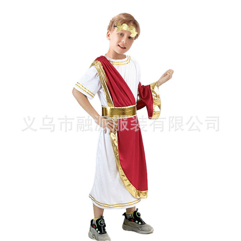 The Little Greek Prince Ancient Roman King Emperor Missionary Costume ...