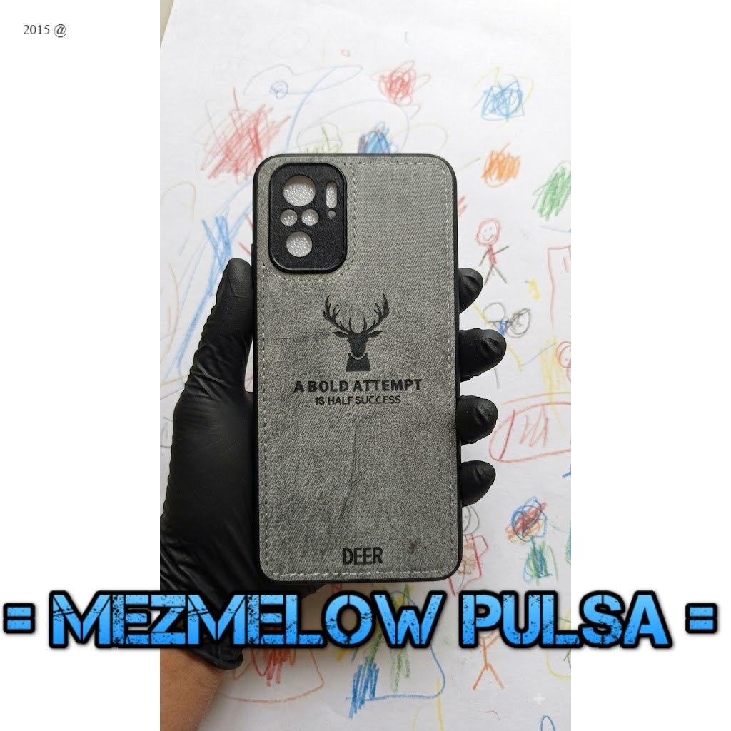 Case Cloth Casing Canvas Deer Casing XIAOMI REDMI NOTE 10 4G / NOTE 10S / POCO M5S