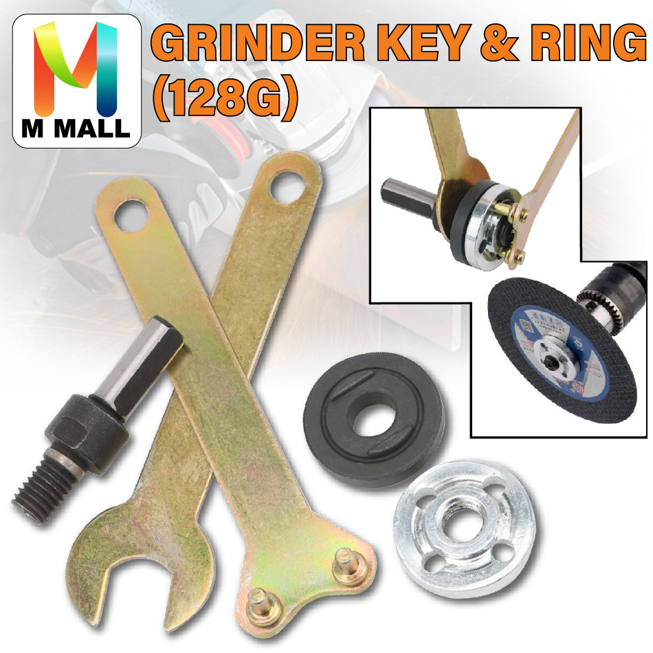 M MALL 5PCS 6MM/10MM ANGLE GRINDER KEY & RING (128G) Connecting Rod for ...