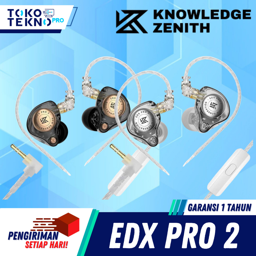 KZ EDX Pro 2 Single Dynamic Driver In Ear Monitor IEM Earphone