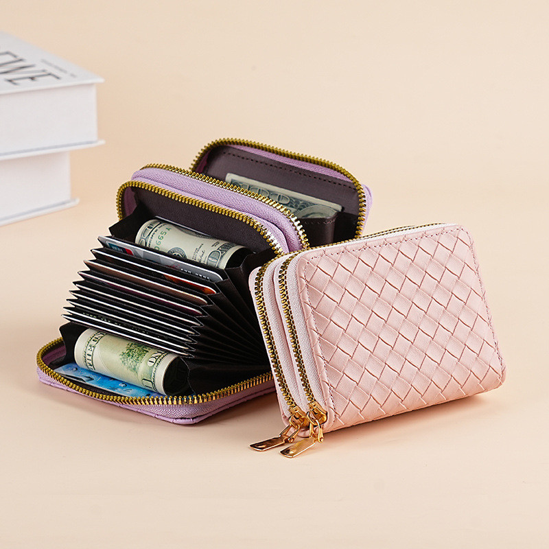 POPmaker Dompet Wanita Mini Anyam Multifungsi - Gambar 4