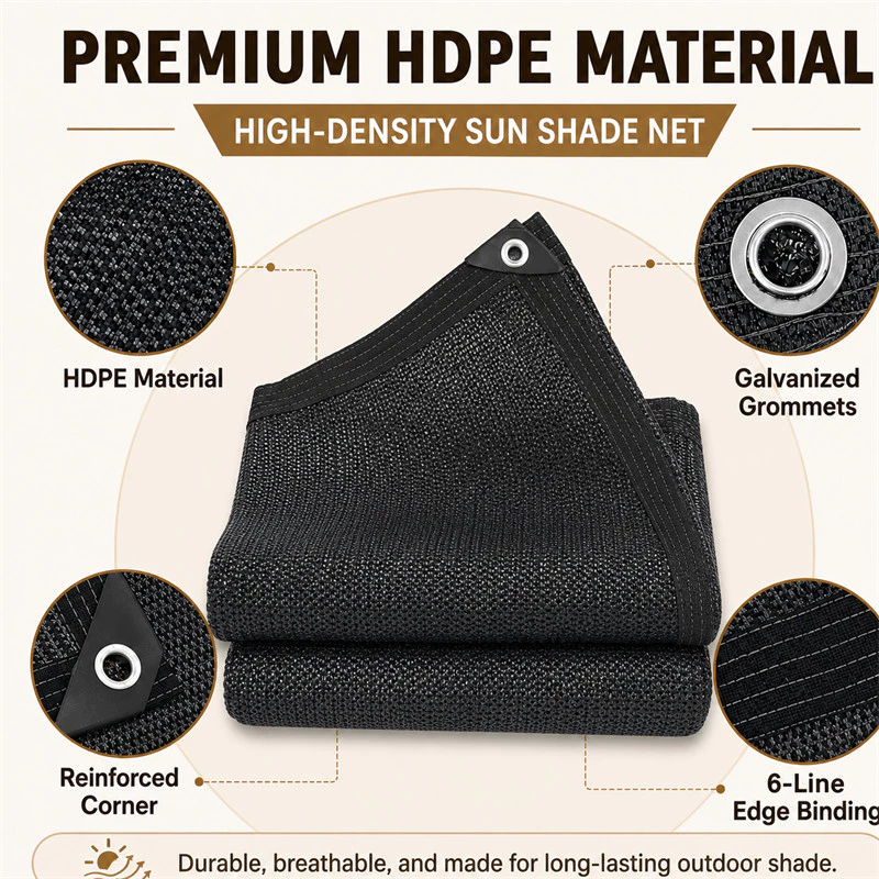 Shade Net Paranet /Jaring Tabir 95% Kain transparan Pelindung Tanaman Pelindung Garden/Jaring Kebun - Gambar 3