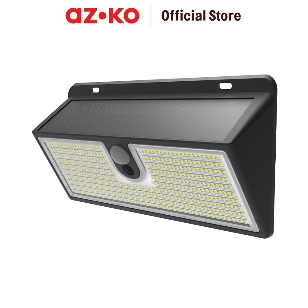 AZKO Krisbow Zura G2 Lampu Dinding Outdoor Solar - Hitam Lampu Tembok Dekorasi Lampu Hias Dinding Lampu Tempel Wall Lamp Wall Light - Gambar 4