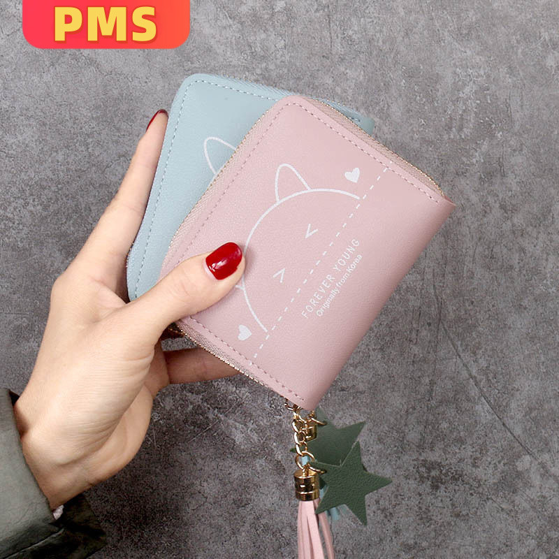 POPmaker shop ​Dompet Kartu Wanita D08 Import Motif Animal Multifungsi COD