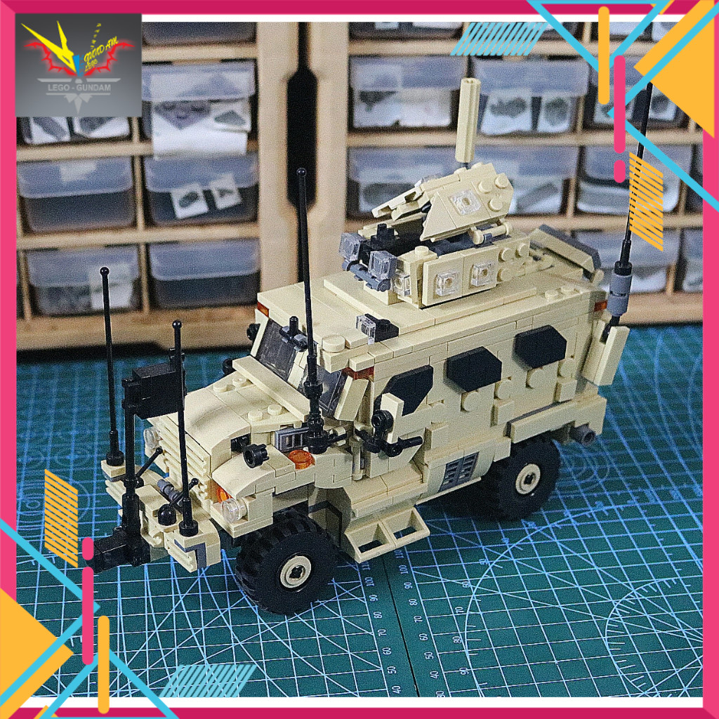 MOC Mrab 4x4 Military Army Assembly Model Full Option | Shopee Singapore