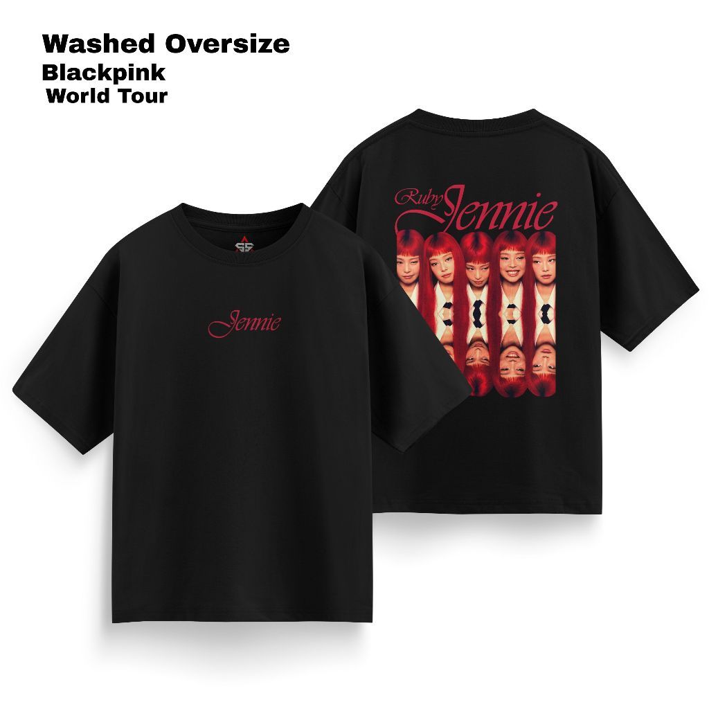 Blackpink Oversize jennie Ruby Deadline world tour Oversize T