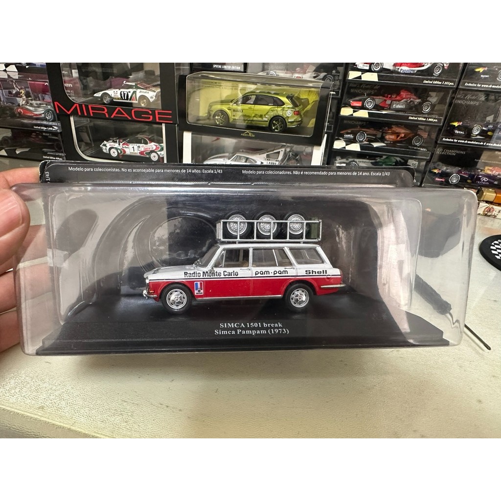 SIMCA 1501 BREAK Simca PAMPAM 1973 1/43 IXO Neuf Boite d'Origine