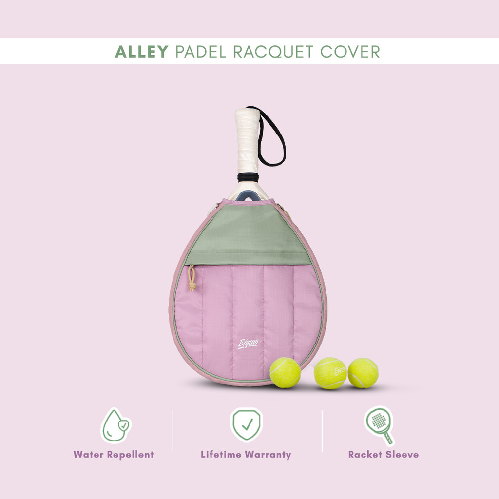 Bigmo Alley Padel Racquet-Cover Ube Matcha Water-Repellent Thermal ...