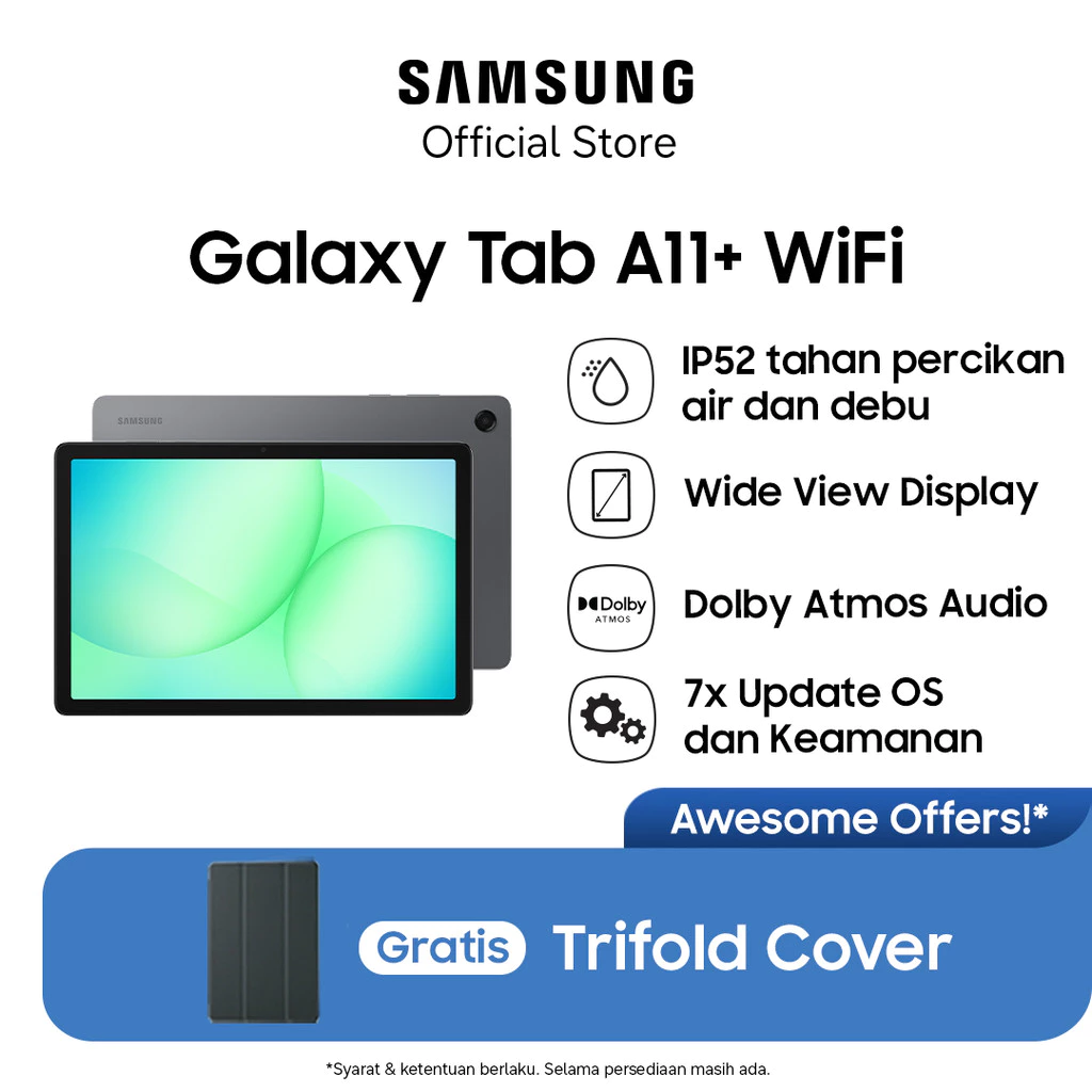 Samsung Galaxy Tab A11+ Wifi 6/128GB - Gray