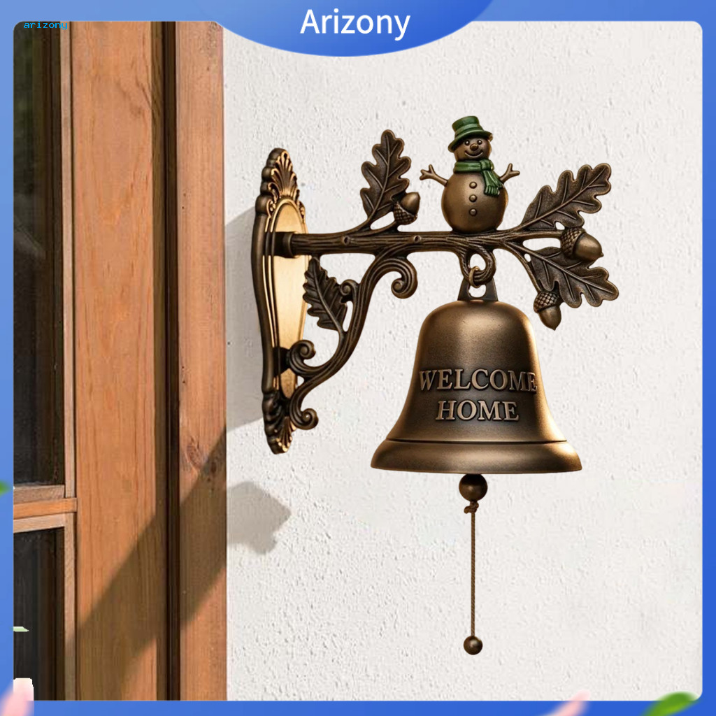 《penstok》 Welcome Home Message Clock Reindeer Porch Clock Vintage ...