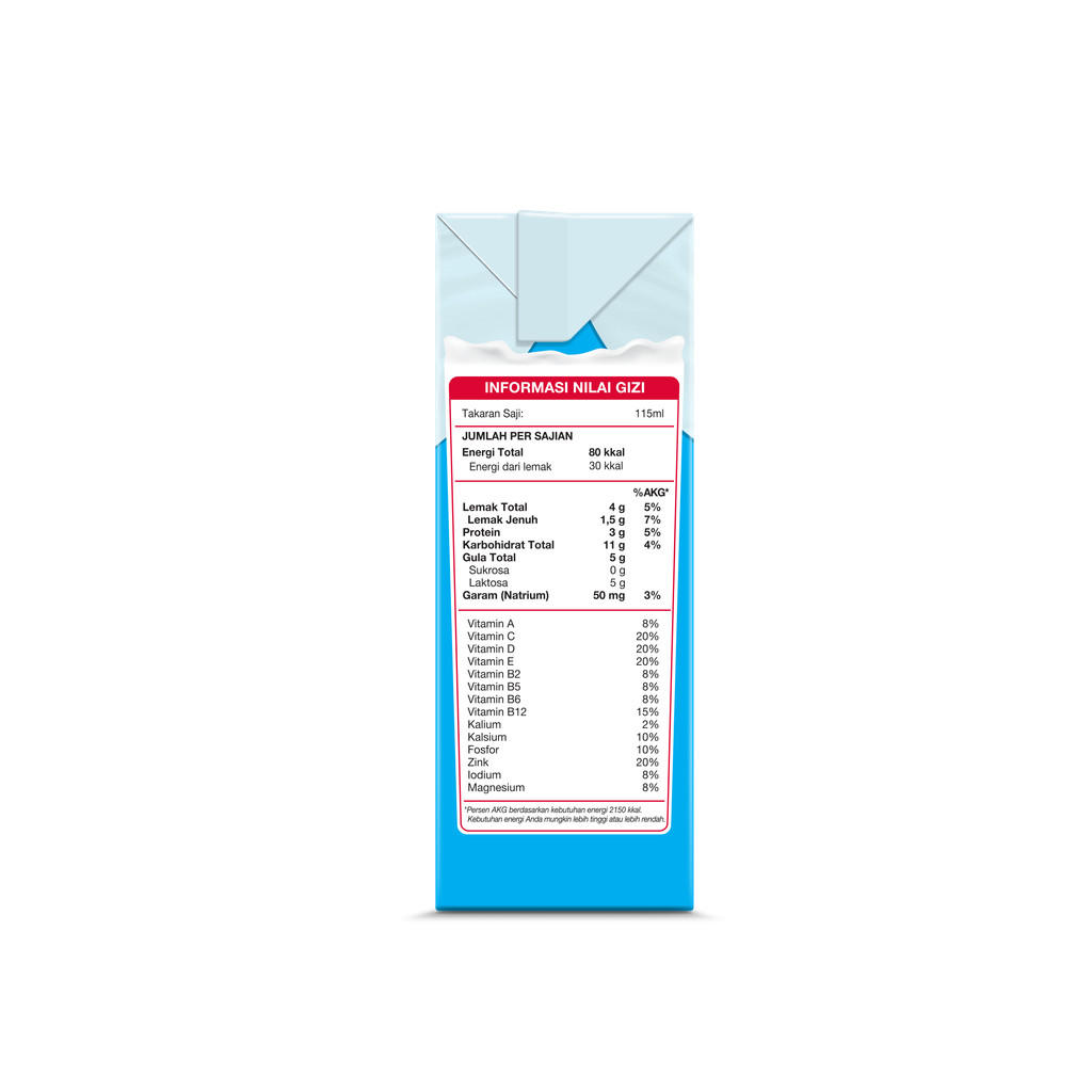 Vidoran Xmart UHT Susu Cair Full Cream [40pcs / 115 ml] - Gambar 4
