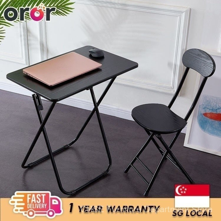 OROR Stock Ready Foldable Table Set Folding Table Computer Desk Set ...