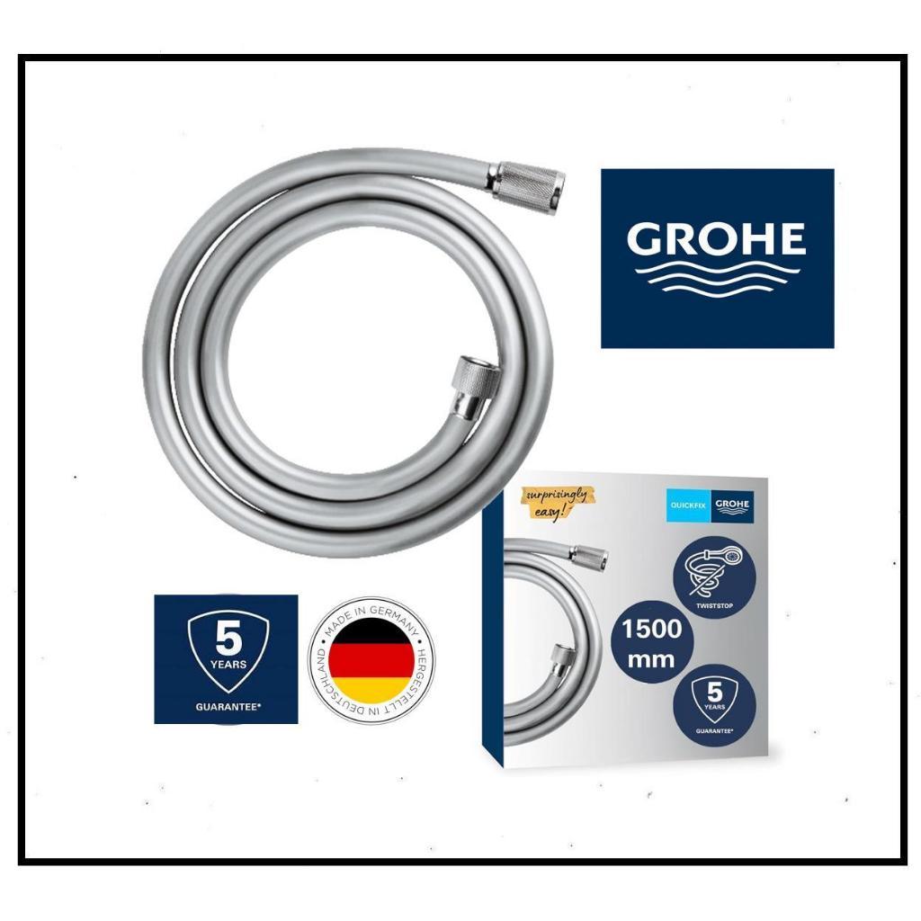Grohe Flexibles - Flexible de douche VItalioFlex Metal Long-Life 1,5 m