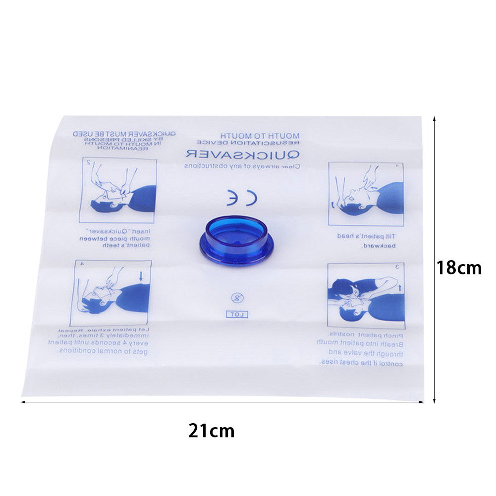 Disposable CPR Face Shield Portable Emergency Aid First Aid Breathing ...