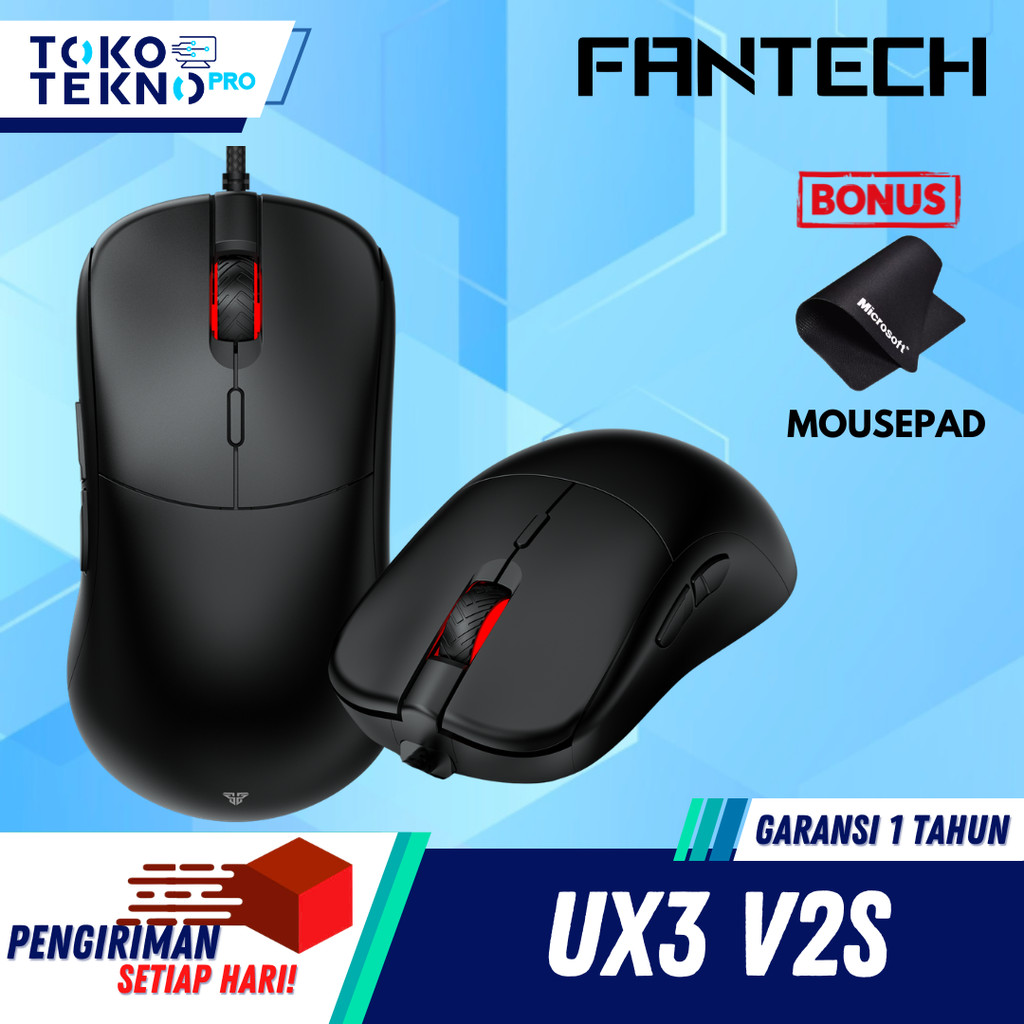 FANTECH UX3V2S / UX3 V2S / UX-3 V2 S Wired Gaming Mouse Lightweight