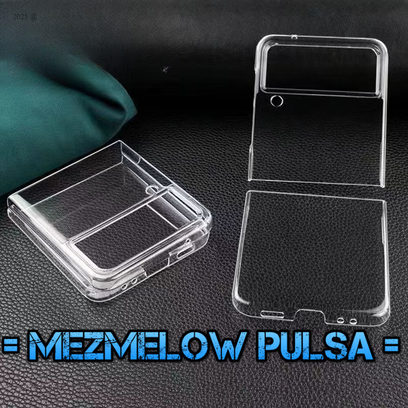 Acrylic Mika Caseng Casing Hard Case Transparant Case SAMSUNG Z FLIP 4 - Gambar 4