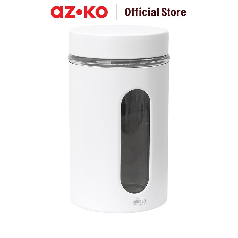 AZKO Culinart Cany Stoples Kaca Toples Jar Food Container Setoples Wadah Penyimpanan Kedap Udara - Gambar 2
