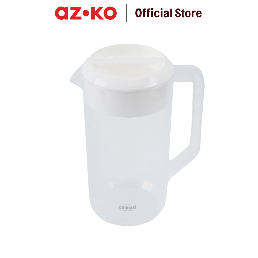AZKO Culinart Basica Teko Minum & Gelas 2 Liter Set 5 Pcs - Putih Water Jug Pitcher Air Carafe Minum Jug Rumah - Gambar 3
