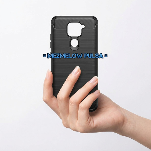 Caseng Casing Fiber Carbon Softcase REDMI NOTE 9 BIASA