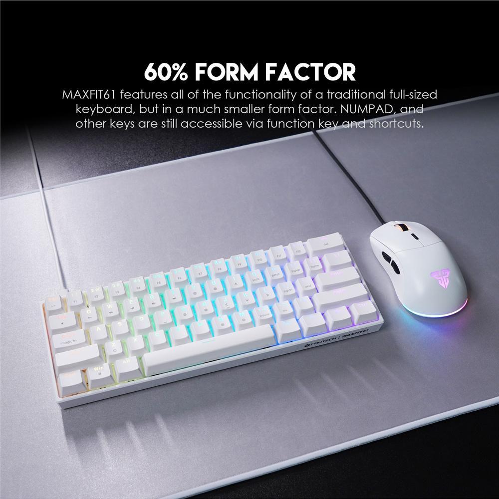 Fantech MK857 / MK-857 Maxfit61 Wired RGB 60% Mechanical Gaming Keyboard - Gambar 2