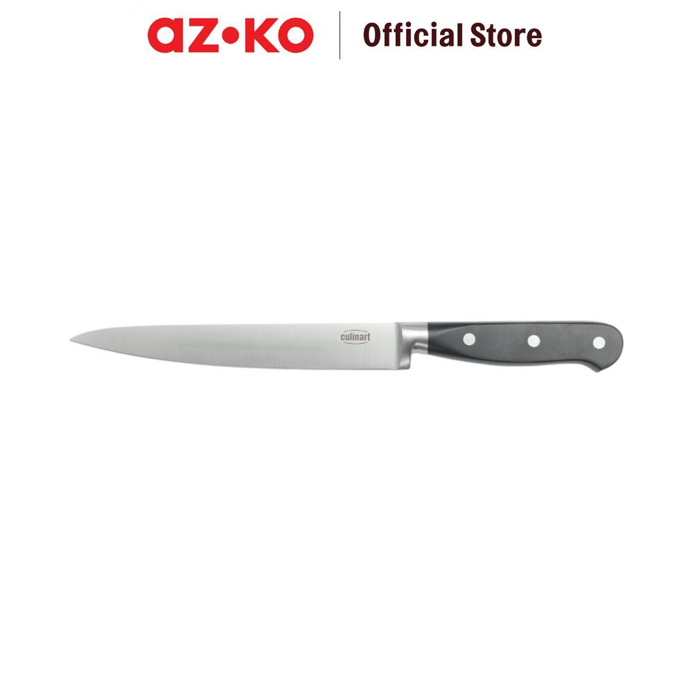 AZKO Culinart 8 inci Pisau Pengiris - Hitam Pisau Iris Daging Slicing Knife Alat Pemotong Perlengkapan Dapur