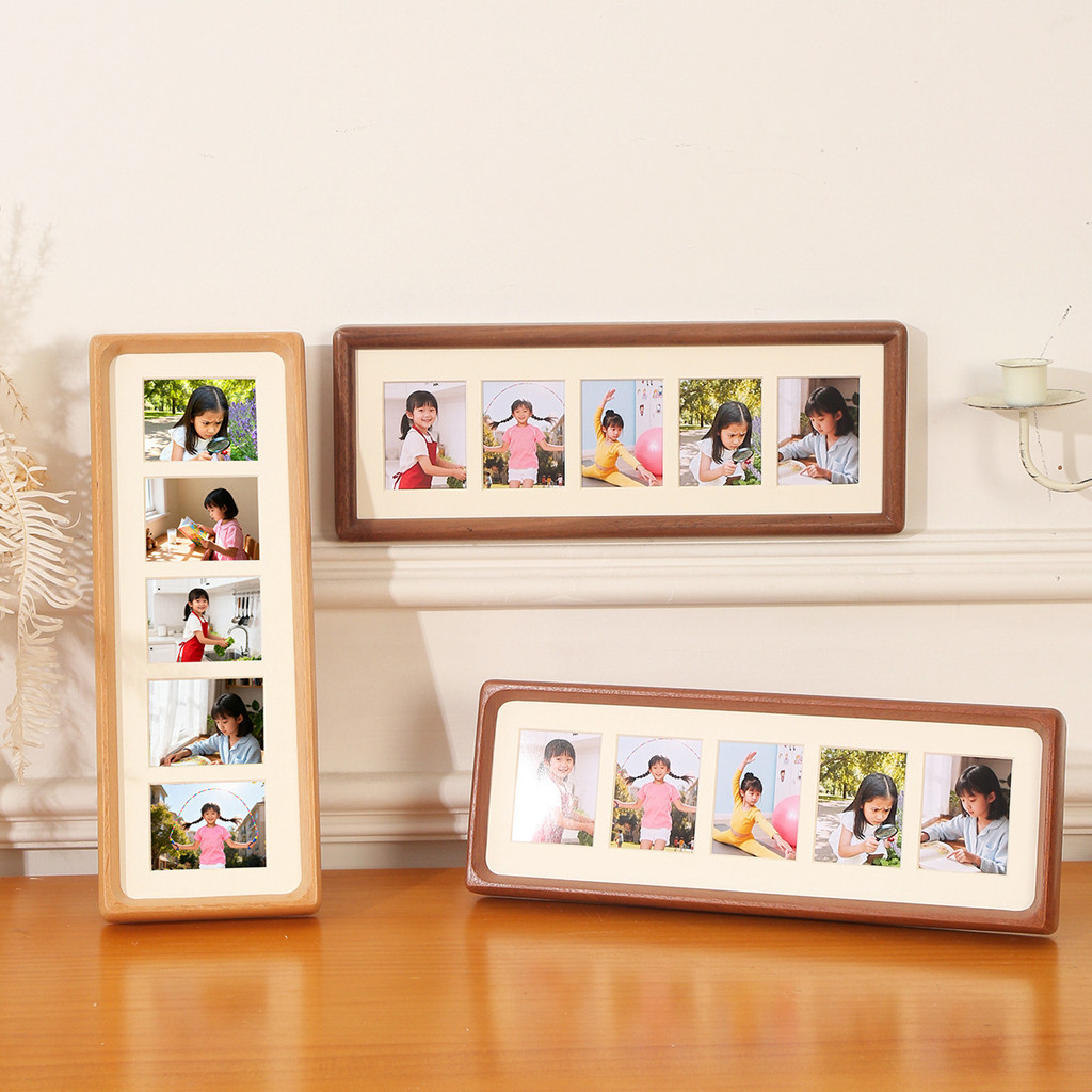Solid Wood Polaroid 10cm Tenon Mao Photo Frame Photo Swing Table Couple ...