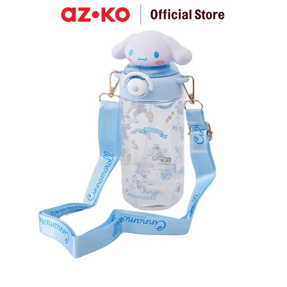 AZKO Sanrio Sanrio Botol Minum Tritan 650 ml Tumbler Botol Air Tempat Minum Botol Minuman Water Bottle Tumbler Minum Tambler - Gambar 2