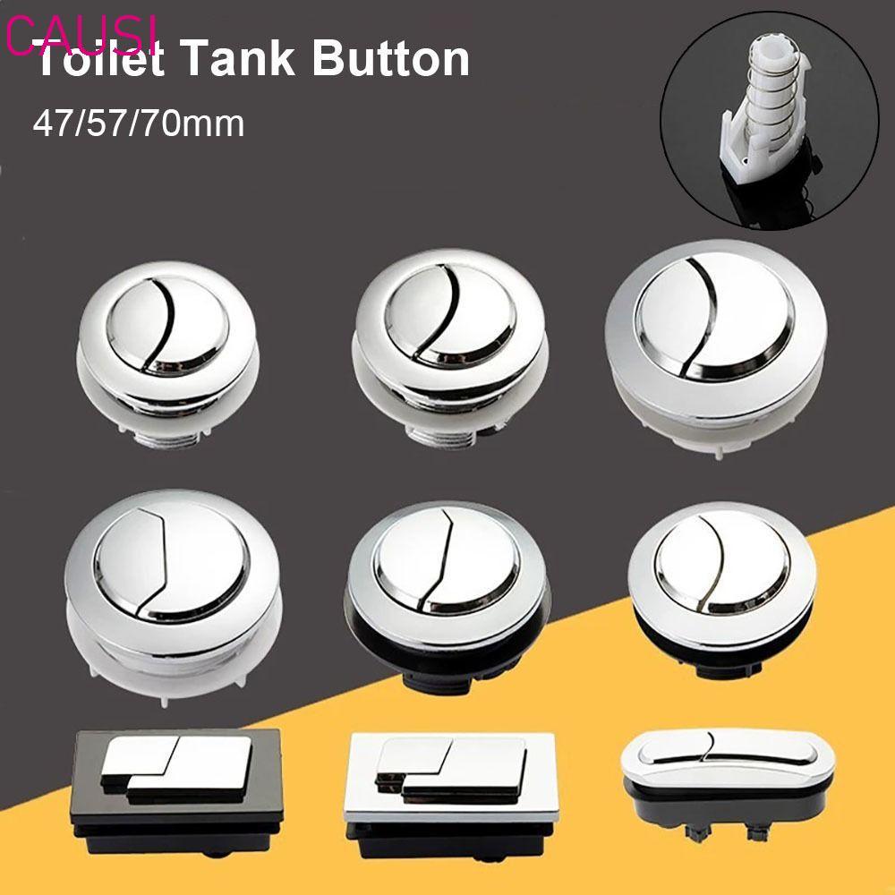 CAUSI 1Pcs Toilet Tank Button, Valve Rods Round/Square Shape Toilet ...
