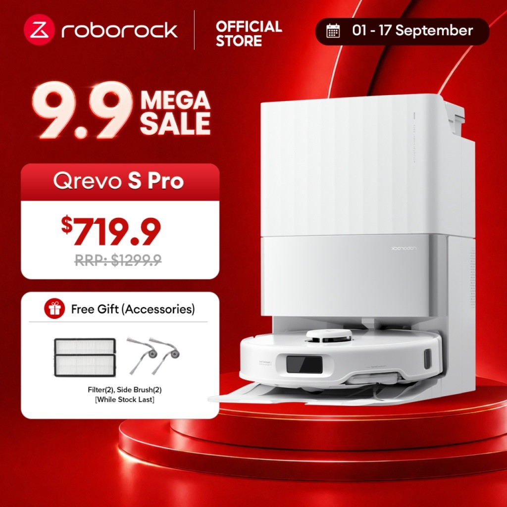 Roborock Qrevo S Pro robot vacuum gallery view