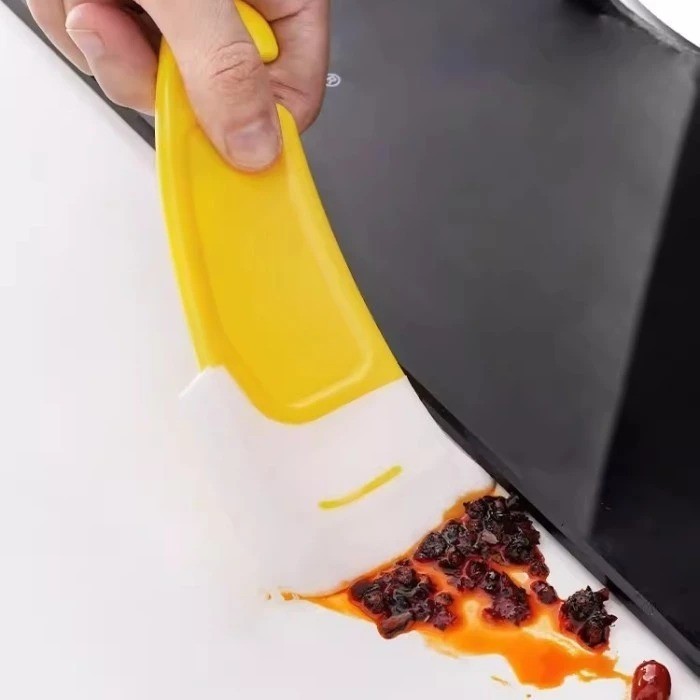 AFL SUTIL SPATULA KUNING MINI SCRAPER SODET SILIKON - Gambar 2