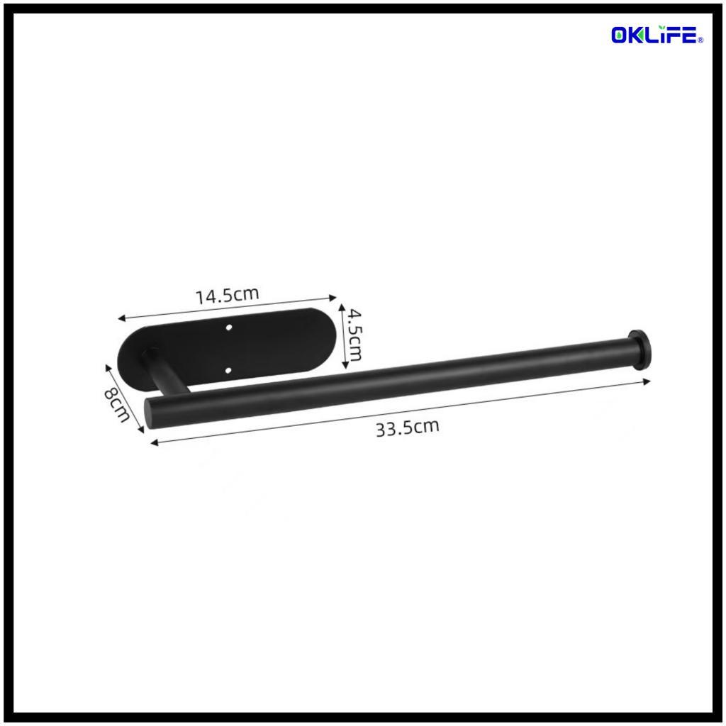 Self‑Adhesive Bathroom Hardware No Drill Towel Bar Paper Holder Towel Ring Hook Home Bathroom Supply view 11