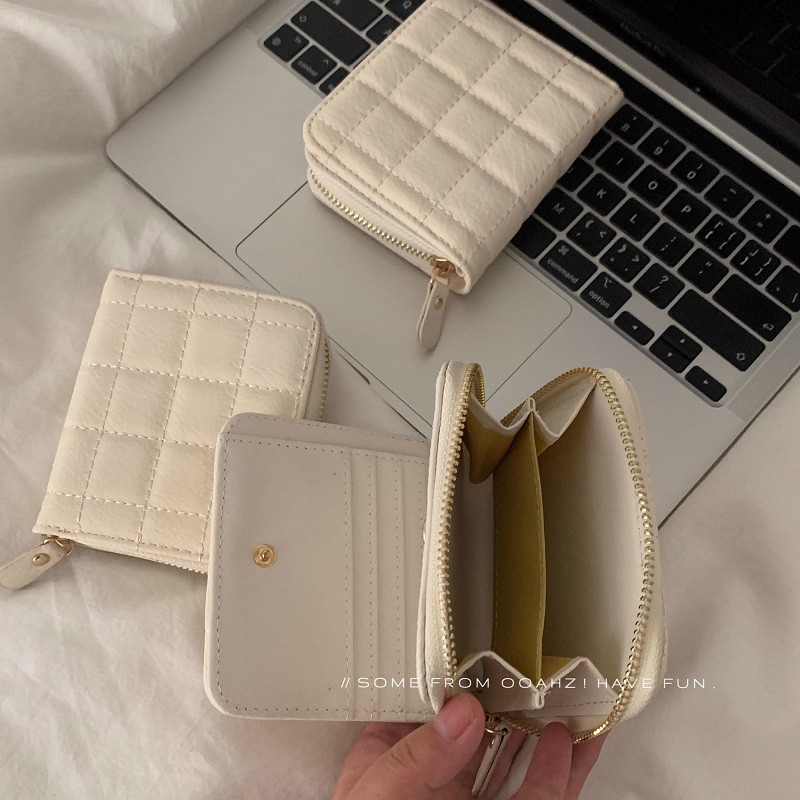 card holder wallet wallet Cream Waffle Melaleuca Leather Wallet with ...