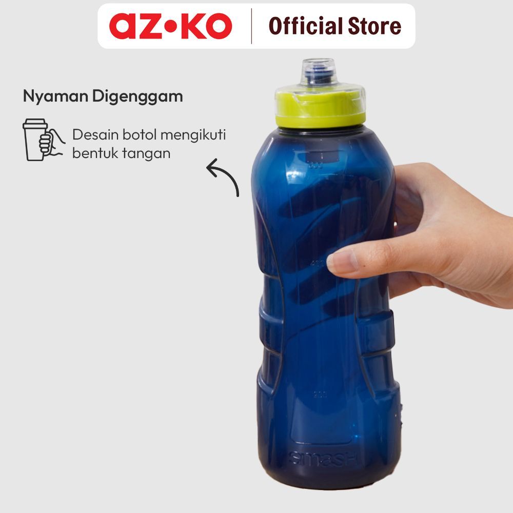 AZKO Smash Botol Minum Plastik Hydro Twist 600 ml Tumbler Botol Air Tempat Minum Botol Minuman Water Bottle Tumbler Minum Tambler - Gambar 4
