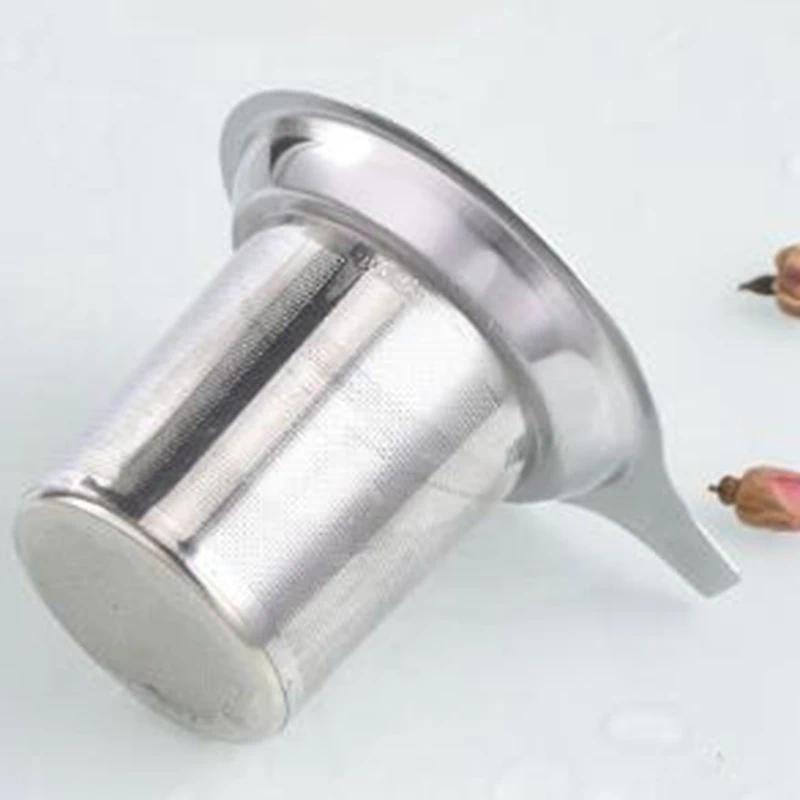 A98EReusable Stainless Steel Mesh Tea Infuser Tea Strainer Teapot Tea Leaf Spice Filter Drinke Kitchen Accessories - Gambar 4