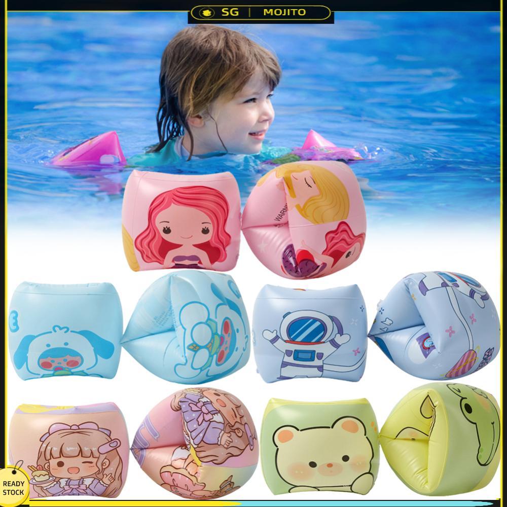 Cute Pool Floats Arm Bands Inflatable Swimming Arm Float Rings PVC Swim ...