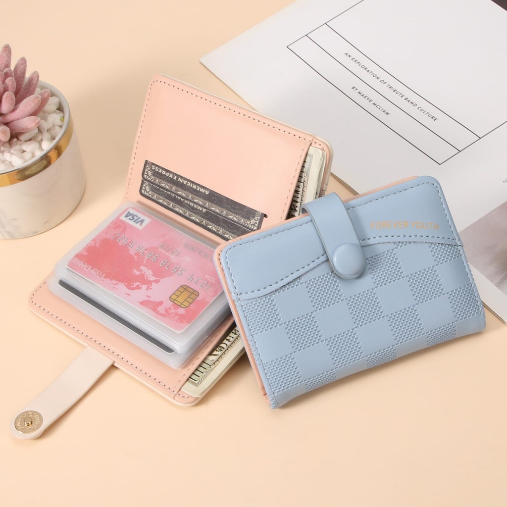 POPmaker Dompet Kartu Wanita 2in1 Transparan Elegan - Gambar 3