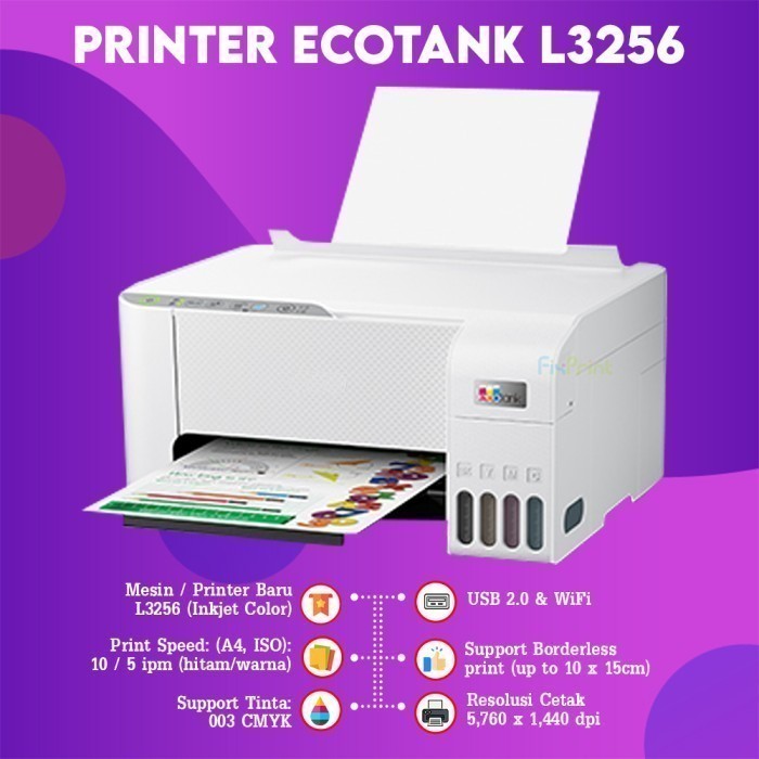 FixPrint Printer Epson Original L3210 / L121 / L1210 / L1216/ L3250 / L3256 / L3211