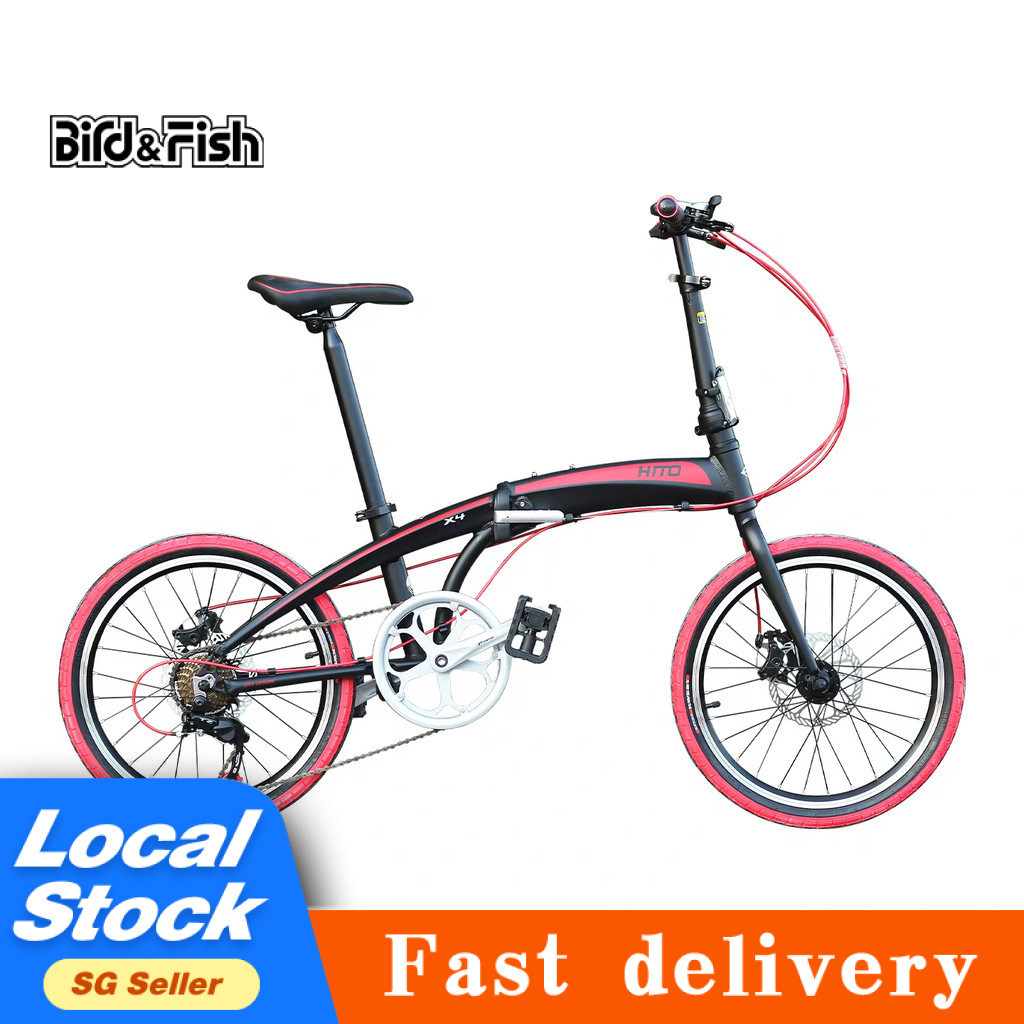 HITO Shimano gear bicycle 20 inch 7 speed Foldable Adult Outdoor city ...