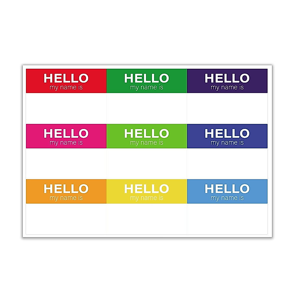 Buy Sticker hello my name is At Sale Prices Online - October 2026 ...