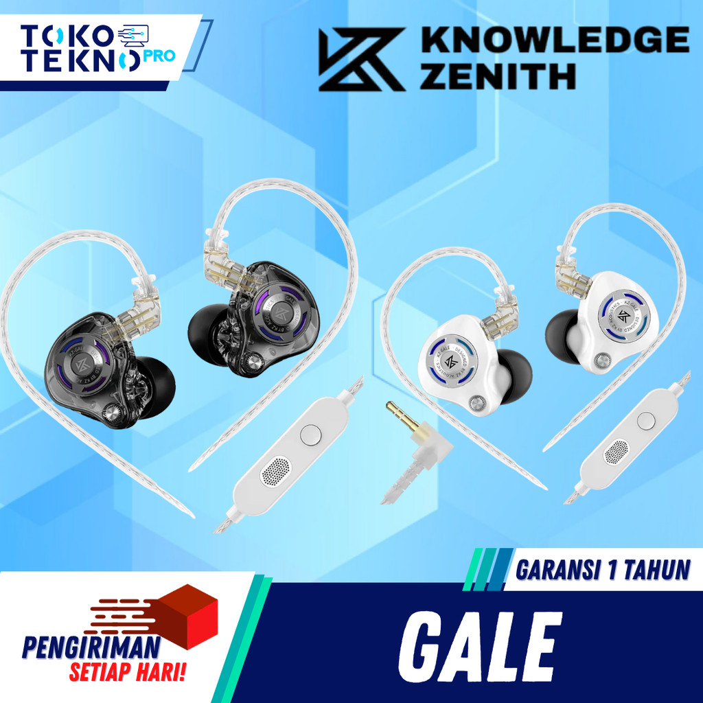 KZ Gale Ultra Linear Dynamic Driver Ergonomic In Ear Monitor Earphone