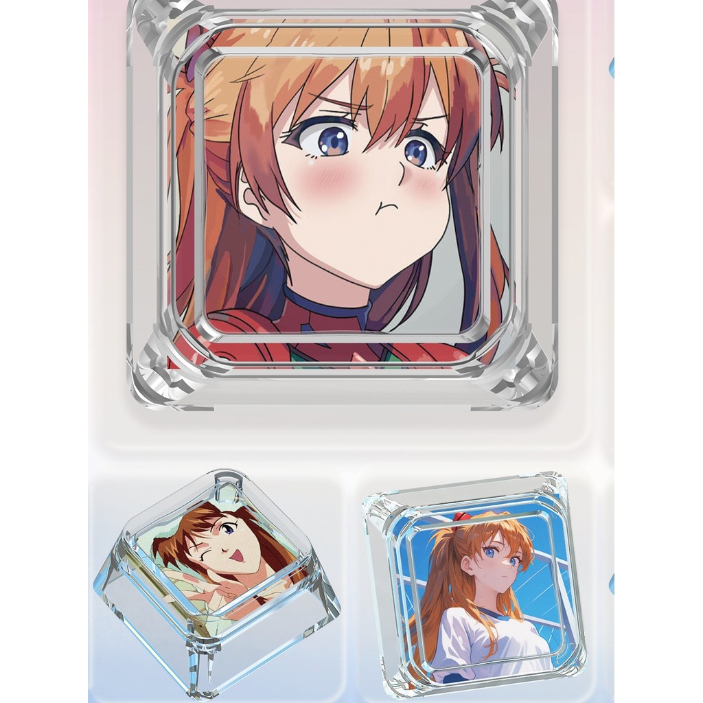 keycaps keycaps custom Air Carrier Key EVA Asuka Cross Axis Mechanical ...