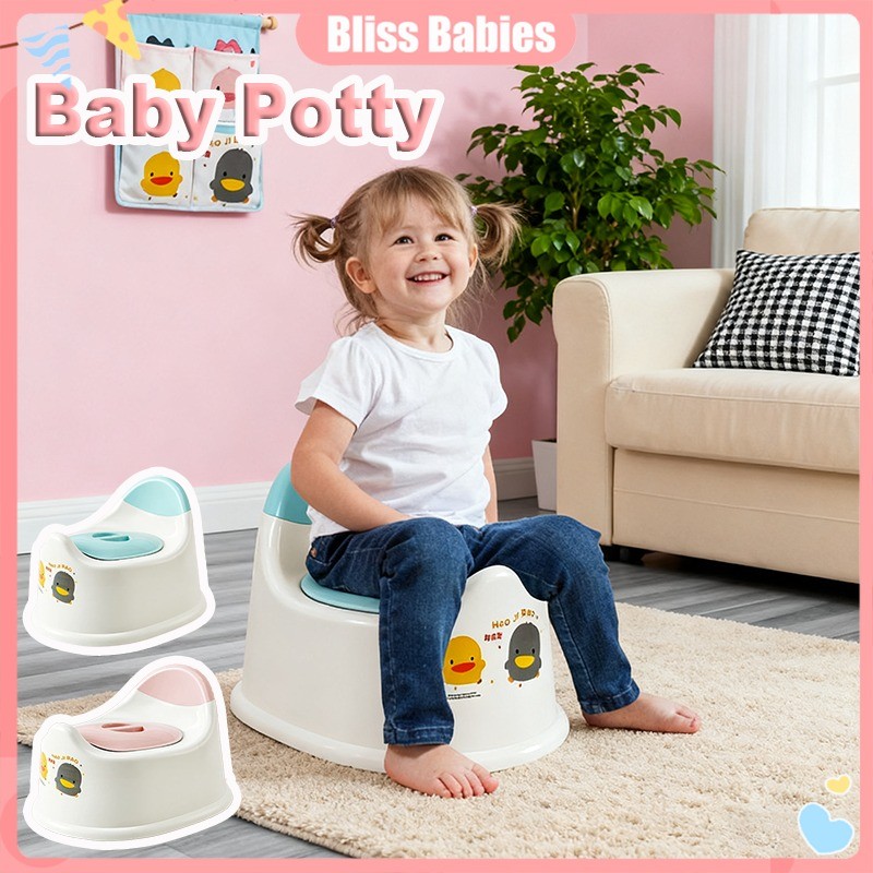 Bliss Babies Cartoon Baby Potty Portable Toddler Training Toilet With 