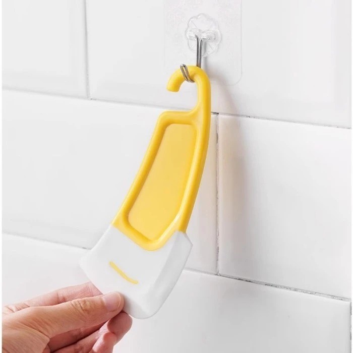 SUTIL SPATULA KUNING MINI SCRAPER SODET SILIKON