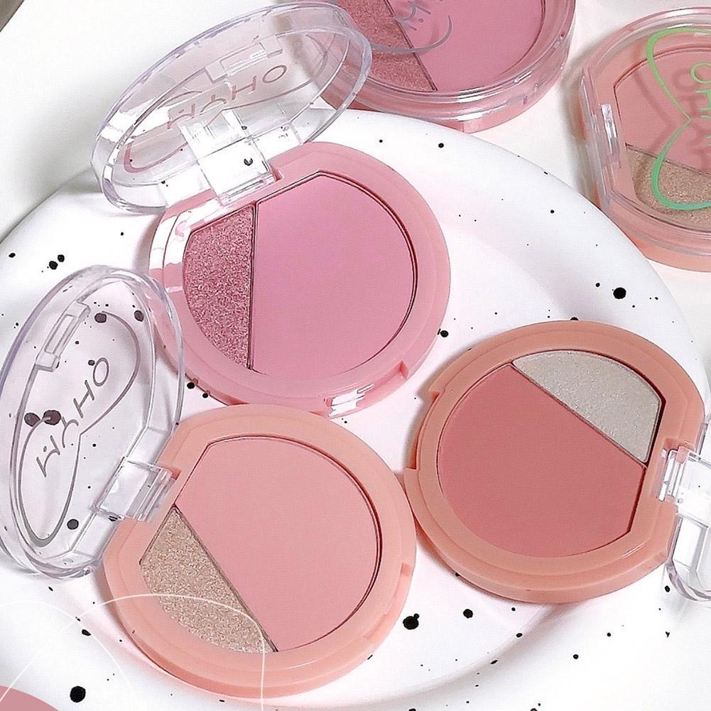 Myho Radiant Blush Palette Dual-shade Multi-use Highlighter Blush ...