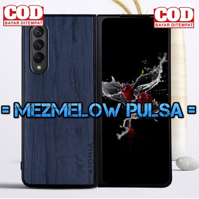 Phone Case Hard Case Casing Caseng Simple Retro Wood Grain Caseng SAMSUNG Z Fold 3 5G - Gambar 4