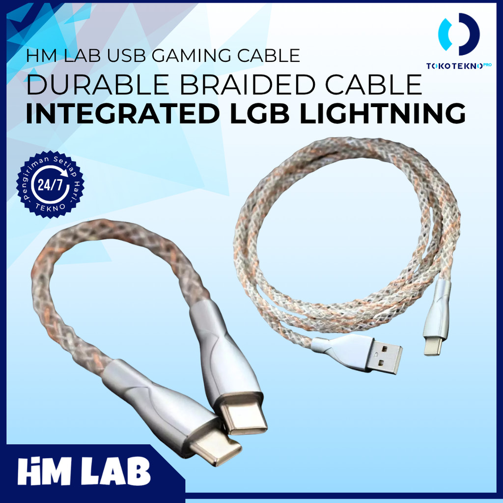 HM LAB HMLAB Kabel RGB 8k USB Type C to A / A to C Braided Cable Wired
