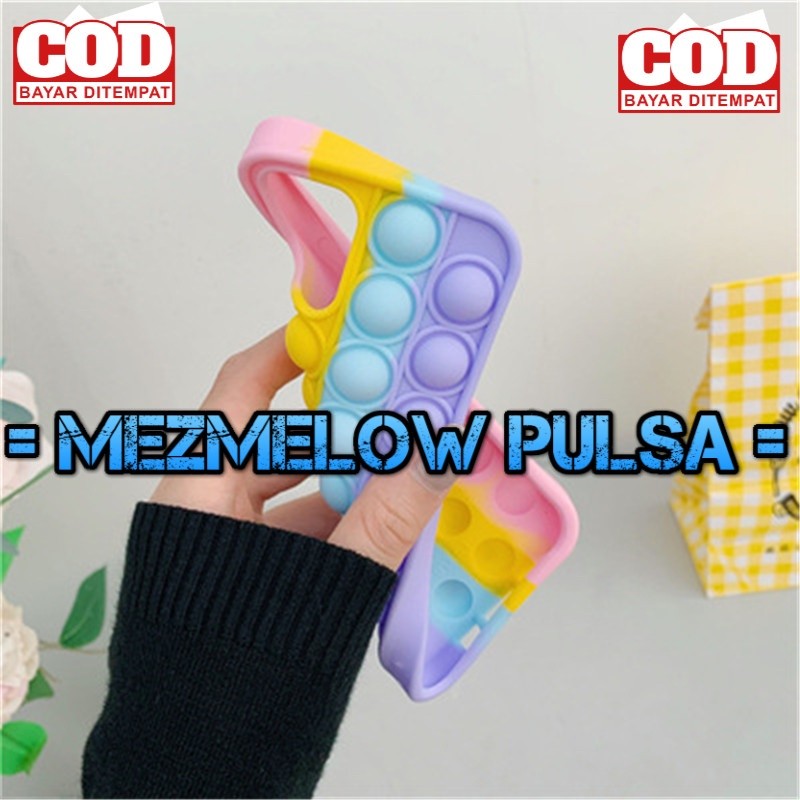 Casing Case Lembut Pop It Rainbow Silicone Caseng IPHONE 12 PRO MAX - Gambar 4
