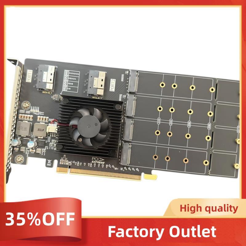 PLX8749 PCIe Extension Card Adapter High Speed Non-Split Converter for ...